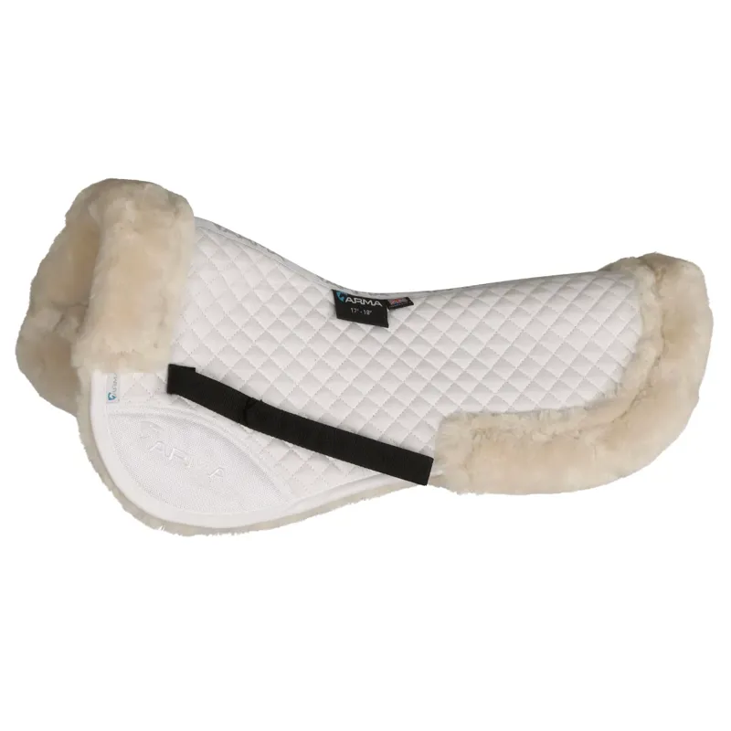 Shires ARMA Half Pad - White